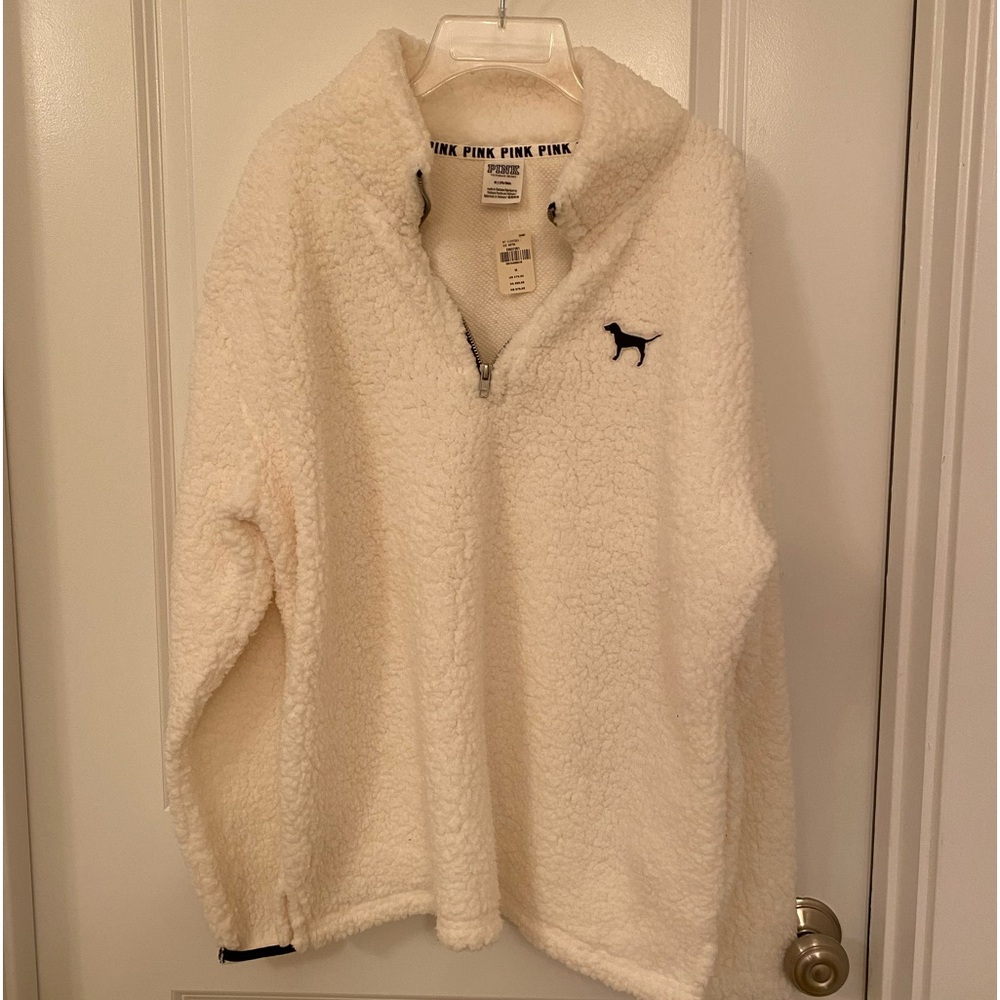 Pink Cozy Shapa Fleece Pullover NWT